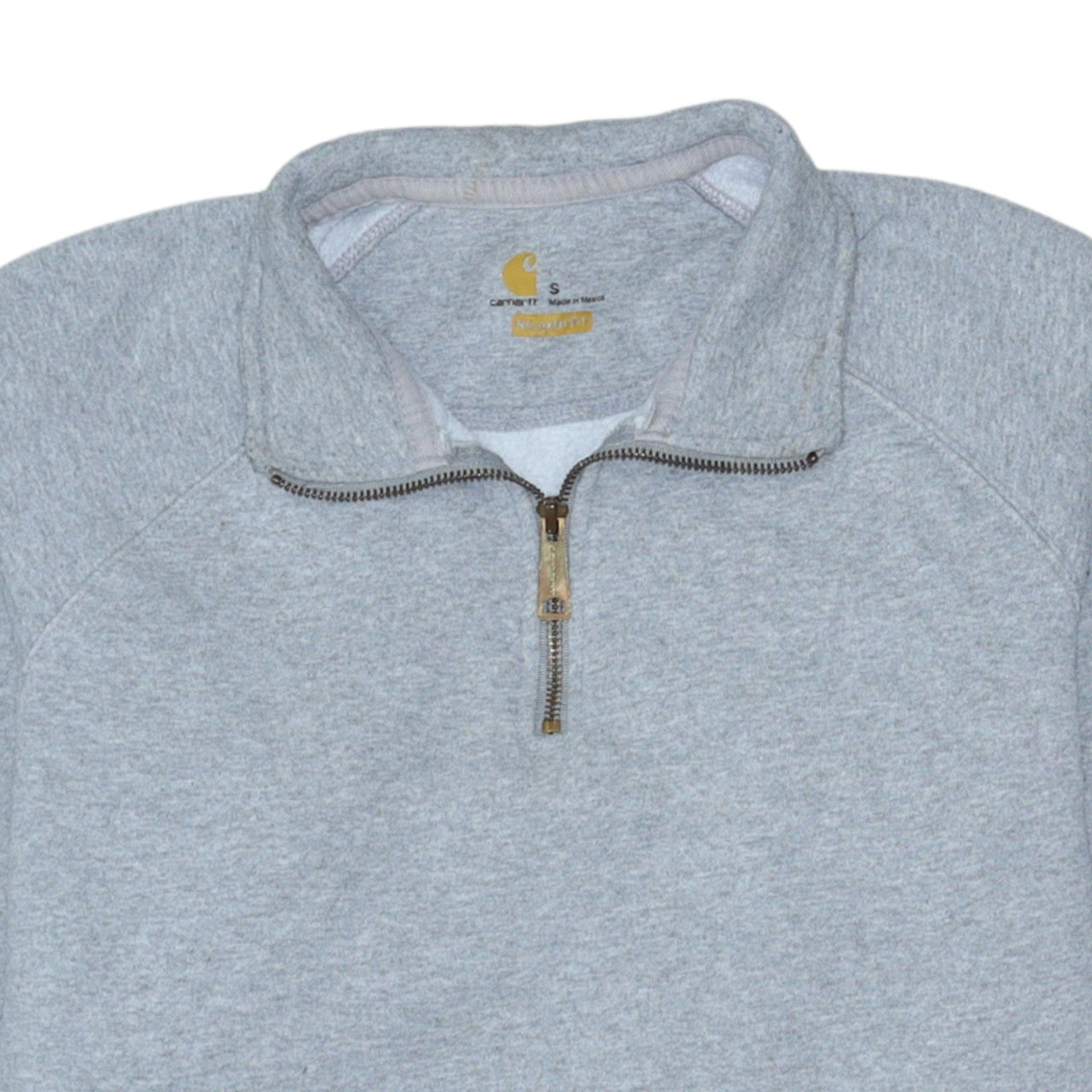 Mens UK Size S Carhartt Grey Pullover Sweatshirt