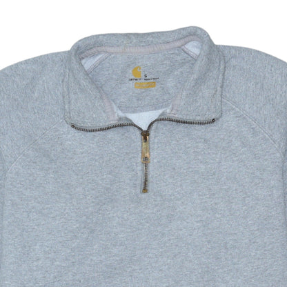 Mens UK Size S Carhartt Grey Pullover Sweatshirt