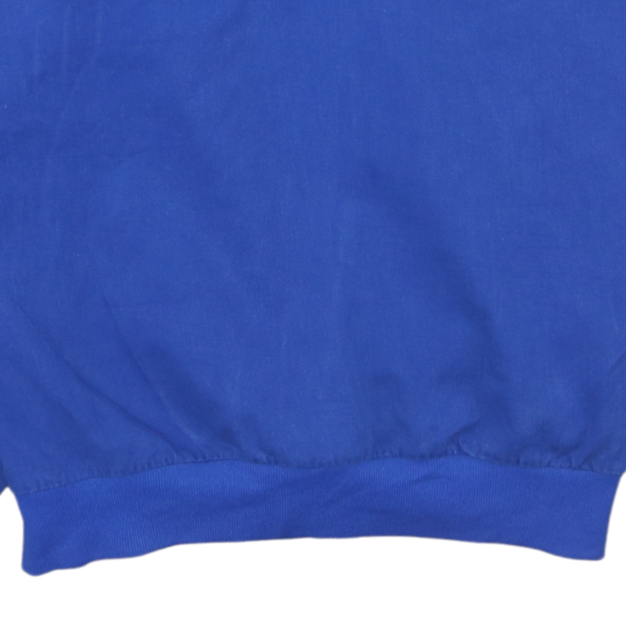 Womens UK Size 14 adidas Blue Henley Sweatshirt
