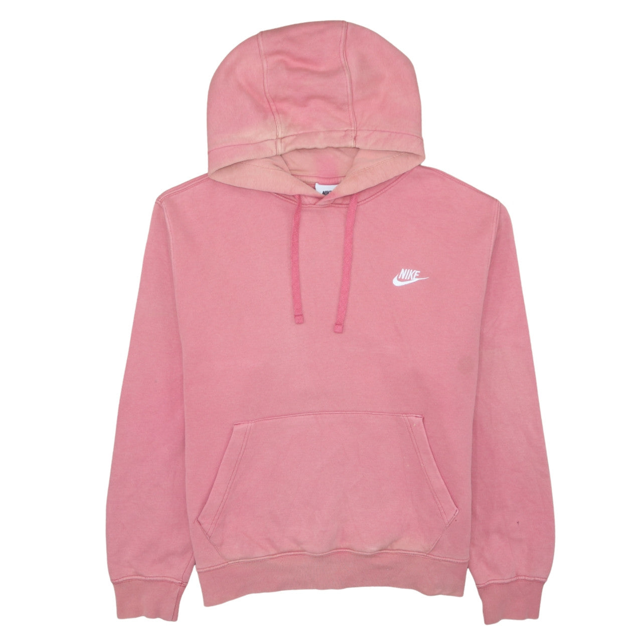 Womens UK Size M Nike Pink Pullover Hoodie