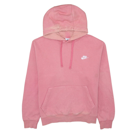 Womens UK Size M Nike Pink Pullover Hoodie