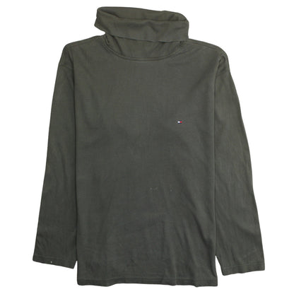 Mens UK Size L Tommy Hilfiger Green Pullover Sweatshirt