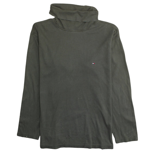 Mens UK Size L Tommy Hilfiger Green Pullover Sweatshirt