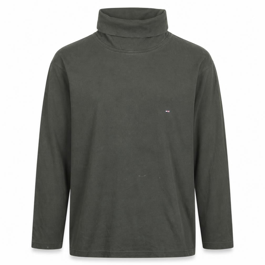 Mens UK Size L Tommy Hilfiger Green Pullover Sweatshirt