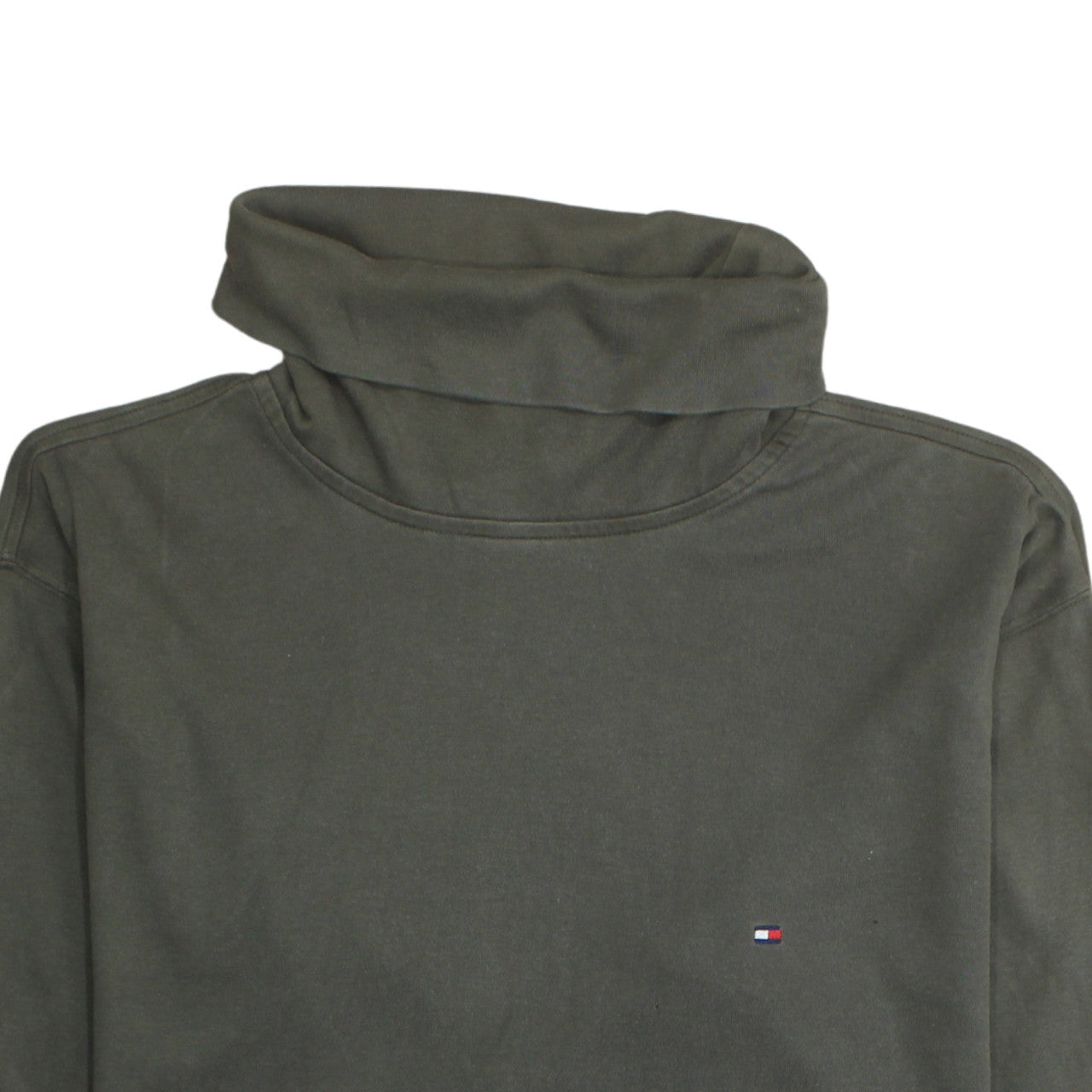 Mens UK Size L Tommy Hilfiger Green Pullover Sweatshirt