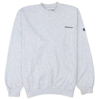 Mens UK Size L Reebok Grey Pullover Sweatshirt