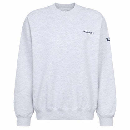 Mens UK Size L Reebok Grey Pullover Sweatshirt