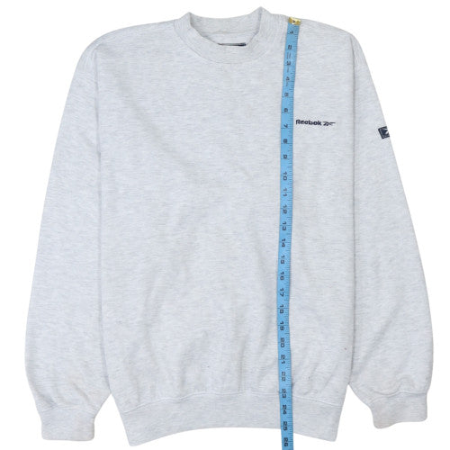 Mens UK Size L Reebok Grey Pullover Sweatshirt