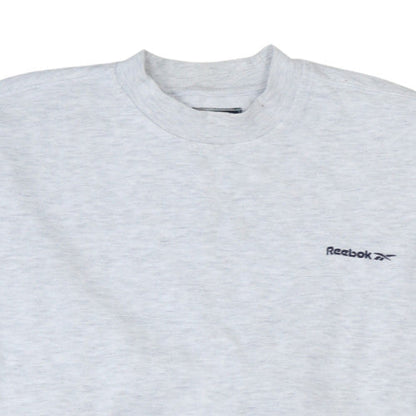 Mens UK Size L Reebok Grey Pullover Sweatshirt