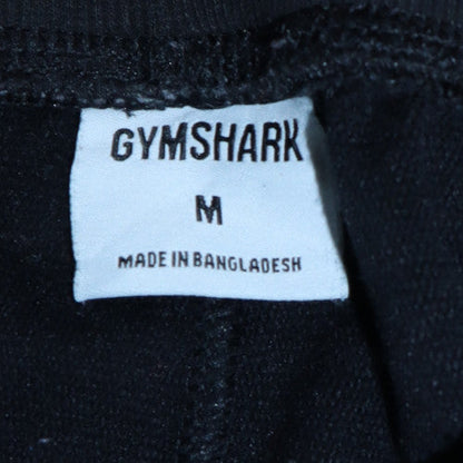 Mens UK Size M Gymshark Regular Fit Jogger Black Trousers
