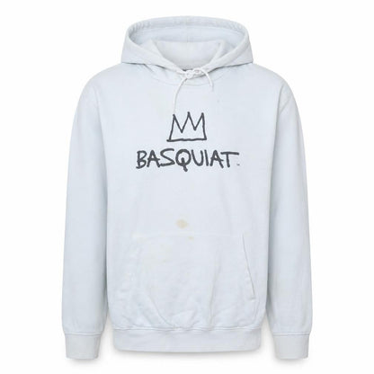 Gap Men’s White Basquiat Pullover Hoodie M Art Graphic Print