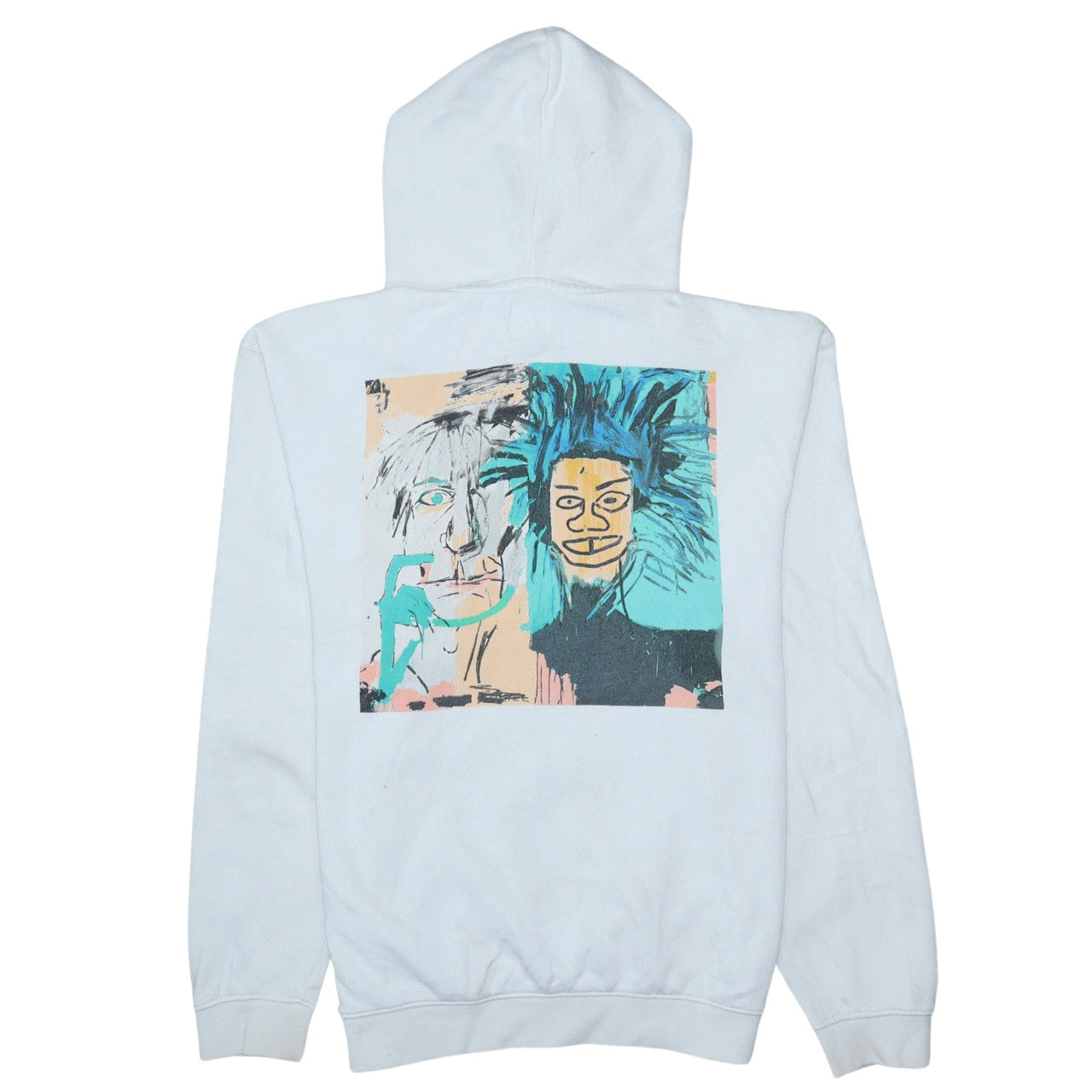 Mens UK Size M Gap White Pullover Hoodie
