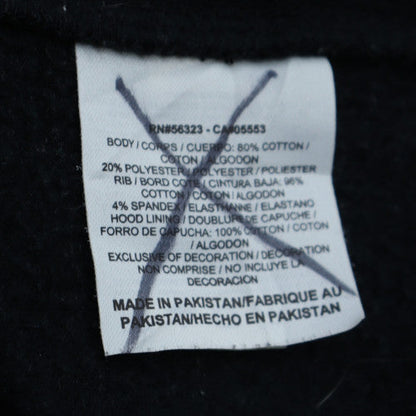 Mens UK Size 2XL Nike Black Pullover Hoodie
