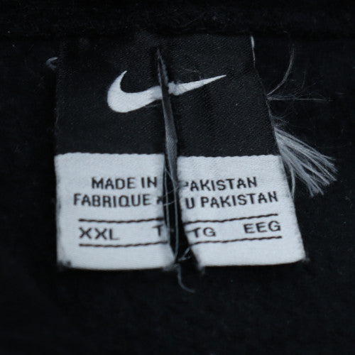 Mens UK Size 2XL Nike Black Pullover Hoodie