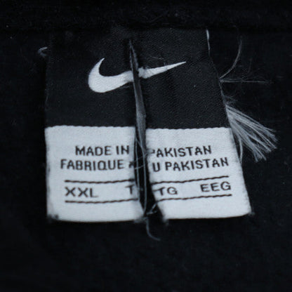 Mens UK Size 2XL Nike Black Pullover Hoodie