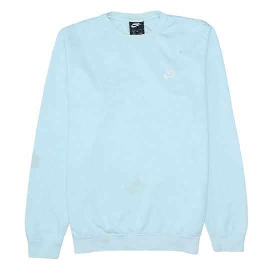 Mens UK Size M Nike Blue Pullover Sweatshirt