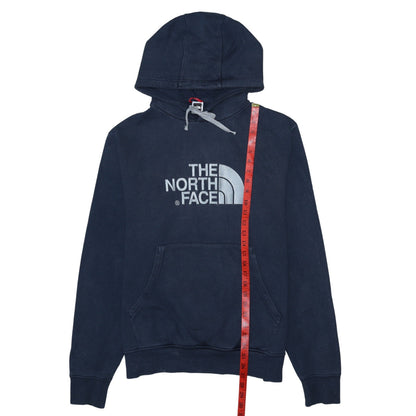 Mens UK Size L The North Face Blue Pullover Hoodie