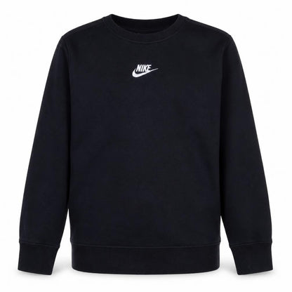 Nike Boys Black Crew Neck Pullover Sweatshirt 146cm