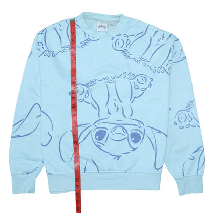 Womens UK Size 10 Disney Blue Pullover Sweatshirt
