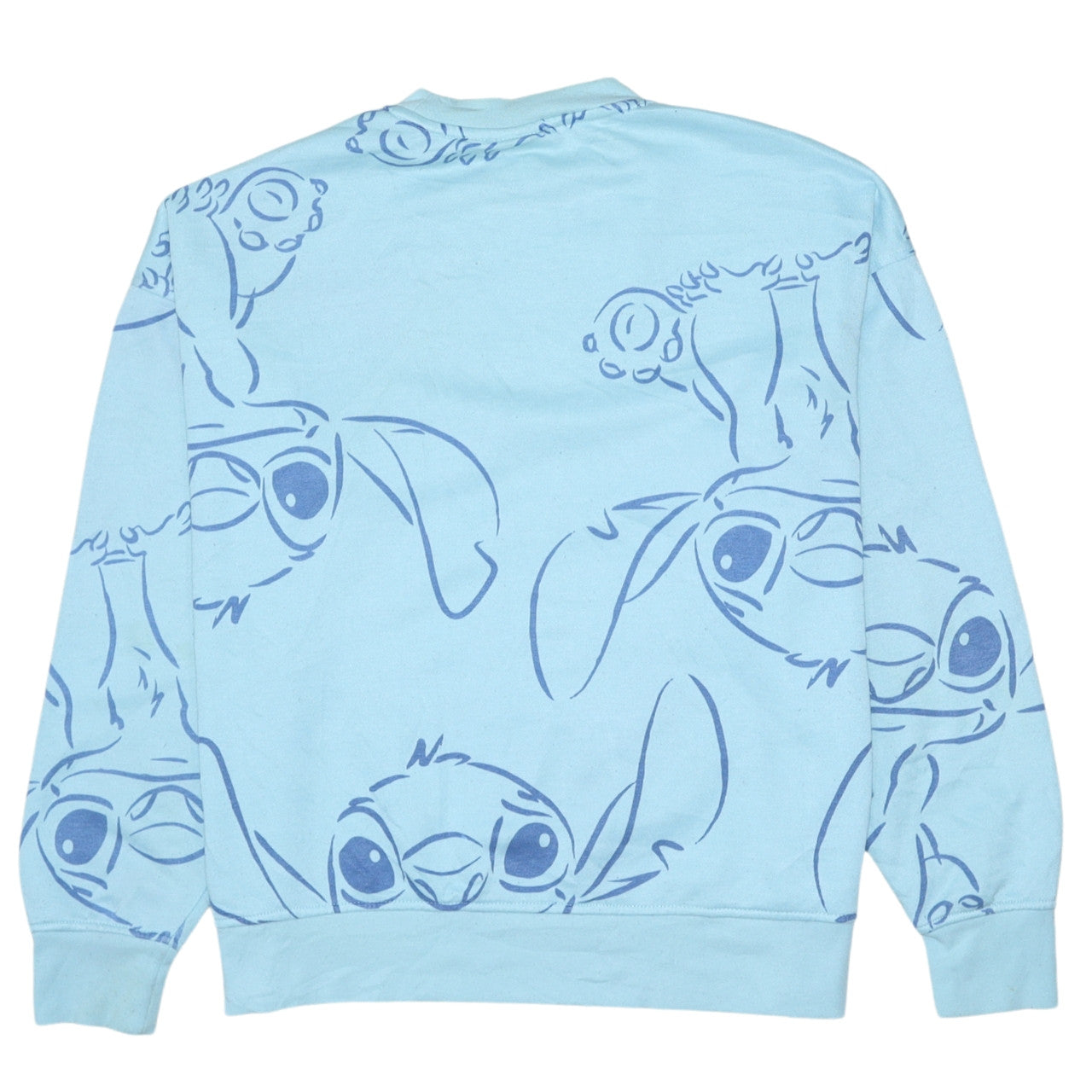 Womens UK Size 10 Disney Blue Pullover Sweatshirt