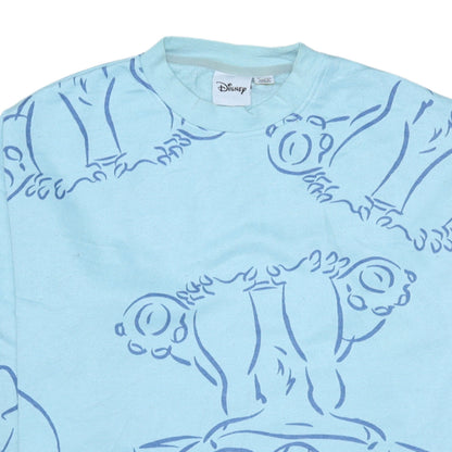 Womens UK Size 10 Disney Blue Pullover Sweatshirt