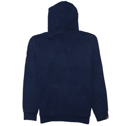 Mens UK Size M adidas Blue Full Zip Hoodie