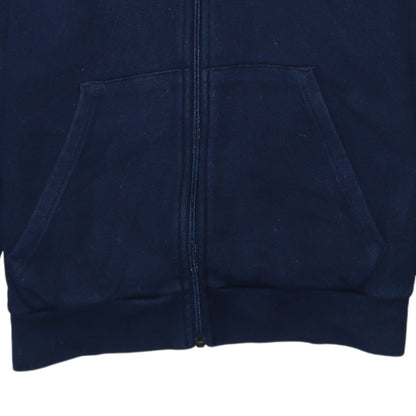 Mens UK Size M adidas Blue Full Zip Hoodie