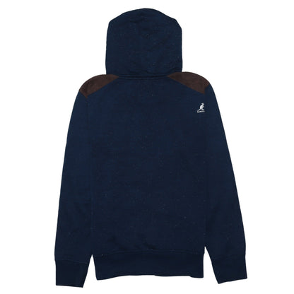 Mens UK Size S Kangol Blue Full Zip Hoodie