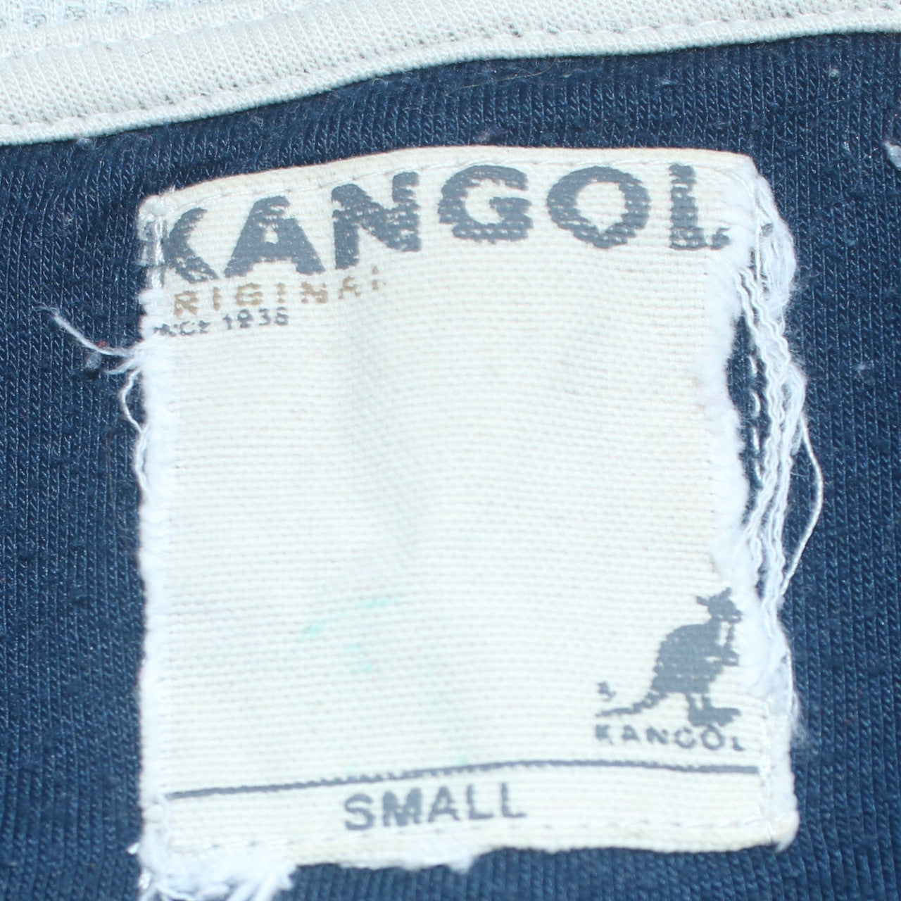 Mens UK Size S Kangol Blue Full Zip Hoodie