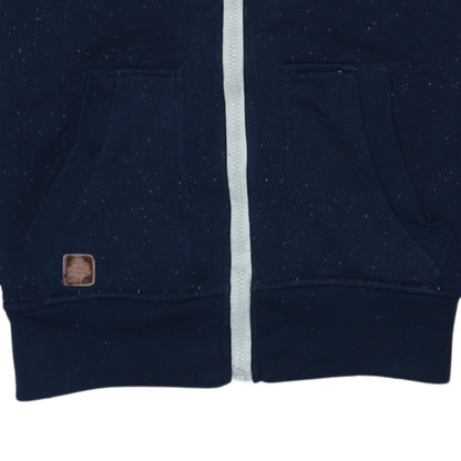Mens UK Size S Kangol Blue Full Zip Hoodie