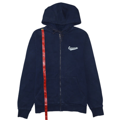 Mens UK Size S Converse Blue Full Zip Hoodie
