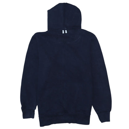 Mens UK Size M adidas Blue Full Zip Hoodie