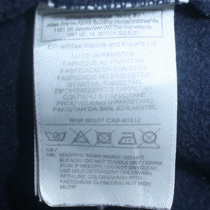 Mens UK Size M adidas Blue Full Zip Hoodie