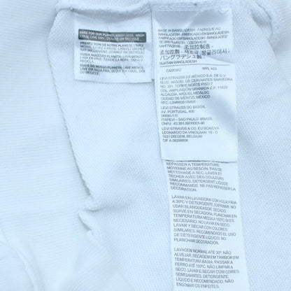 Mens UK Size XS Levi's White Pullover Sweatshirt