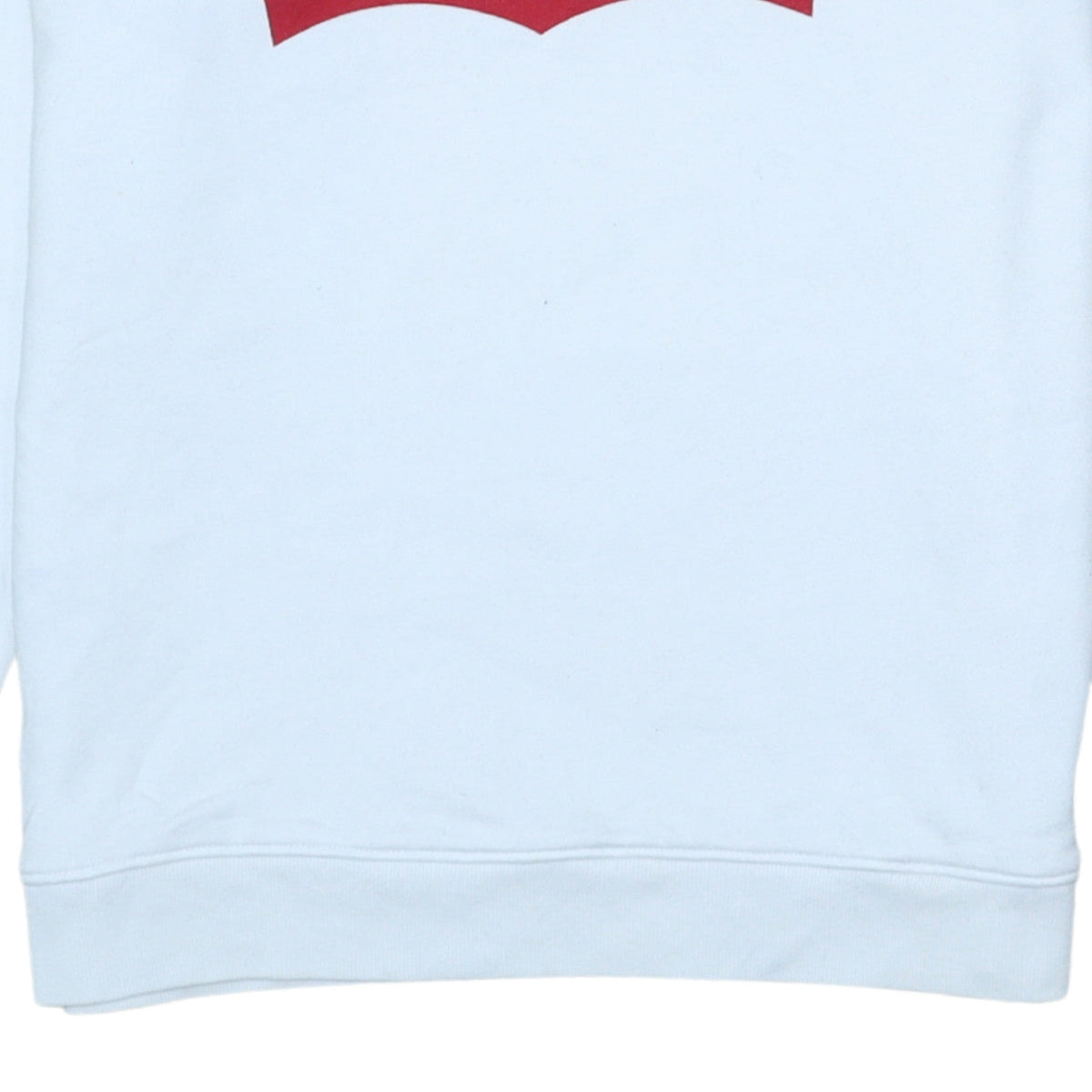 Mens UK Size XS Levi's White Pullover Sweatshirt