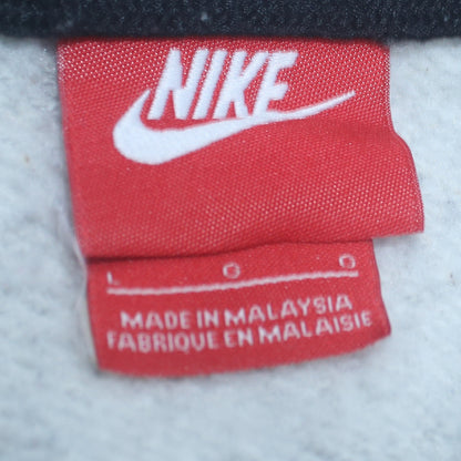 Mens UK Size L Nike Grey Full Zip Hoodie