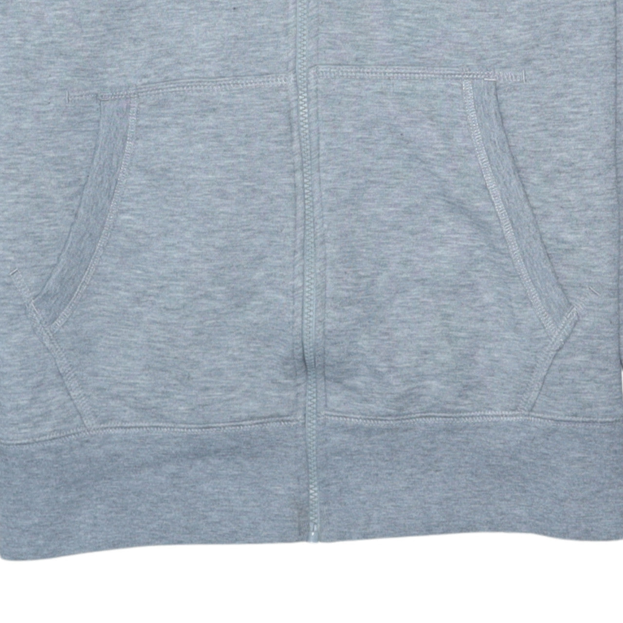 Mens UK Size L Nike Grey Full Zip Hoodie