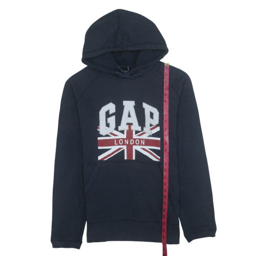 Mens UK Size M Gap Blue Pullover Hoodie