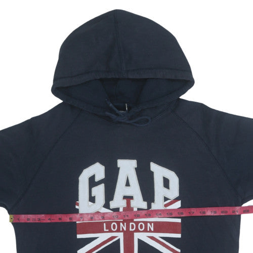 Mens UK Size M Gap Blue Pullover Hoodie