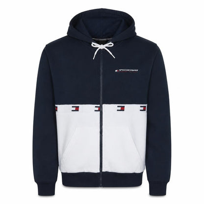 Mens UK Size S Tommy Hilfiger Blue Full Zip Hoodie