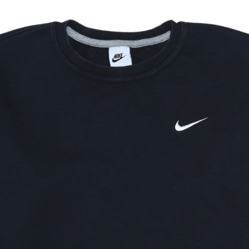 Womens UK Size L Nike Black Pullover Sweatshirt