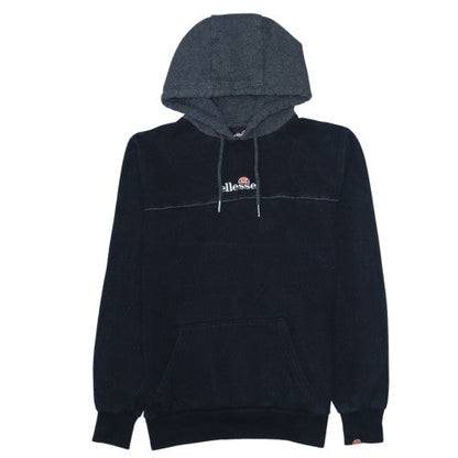 Mens UK Size XS ellesse Black Pullover Hoodie