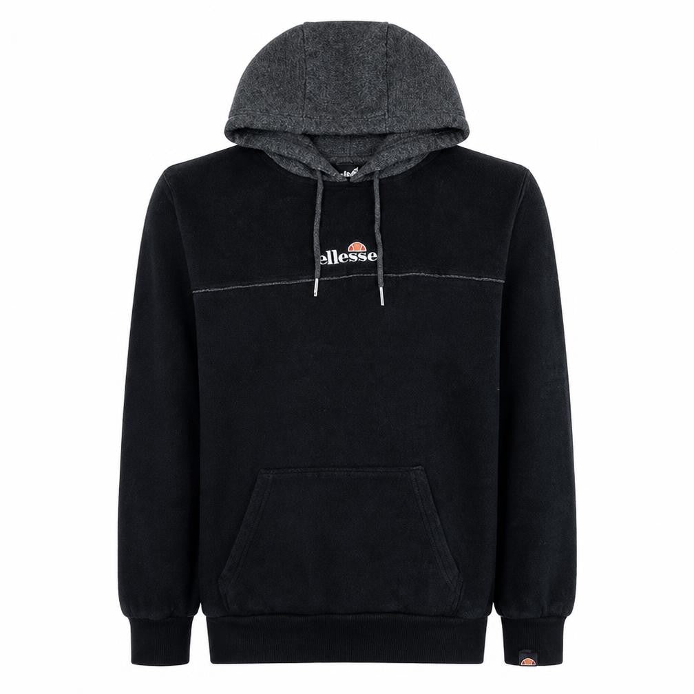 Mens UK Size XS ellesse Black Pullover Hoodie