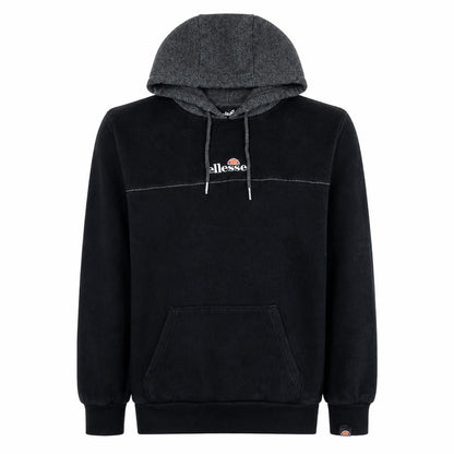 Mens UK Size XS ellesse Black Pullover Hoodie