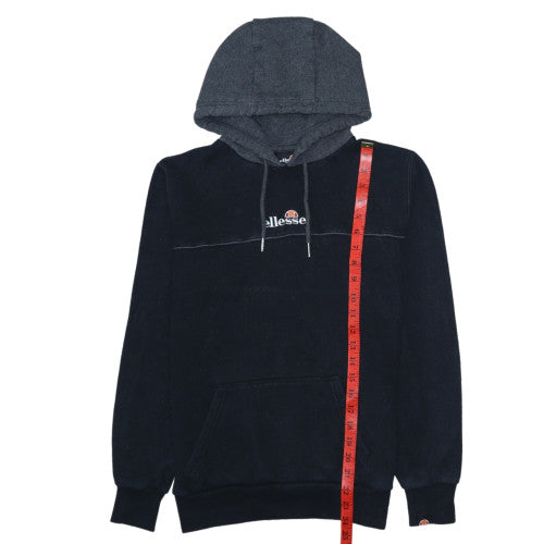 Mens UK Size XS ellesse Black Pullover Hoodie