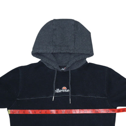 Mens UK Size XS ellesse Black Pullover Hoodie