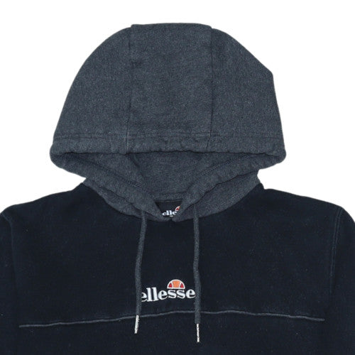 Mens UK Size XS ellesse Black Pullover Hoodie