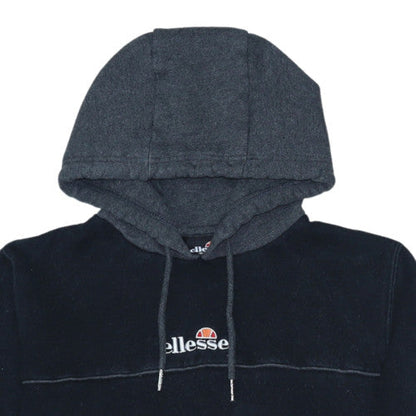 Mens UK Size XS ellesse Black Pullover Hoodie