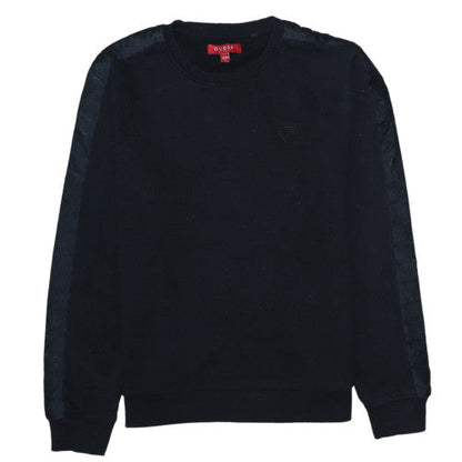Mens UK Size M GUESS Black Pullover Sweatshirt