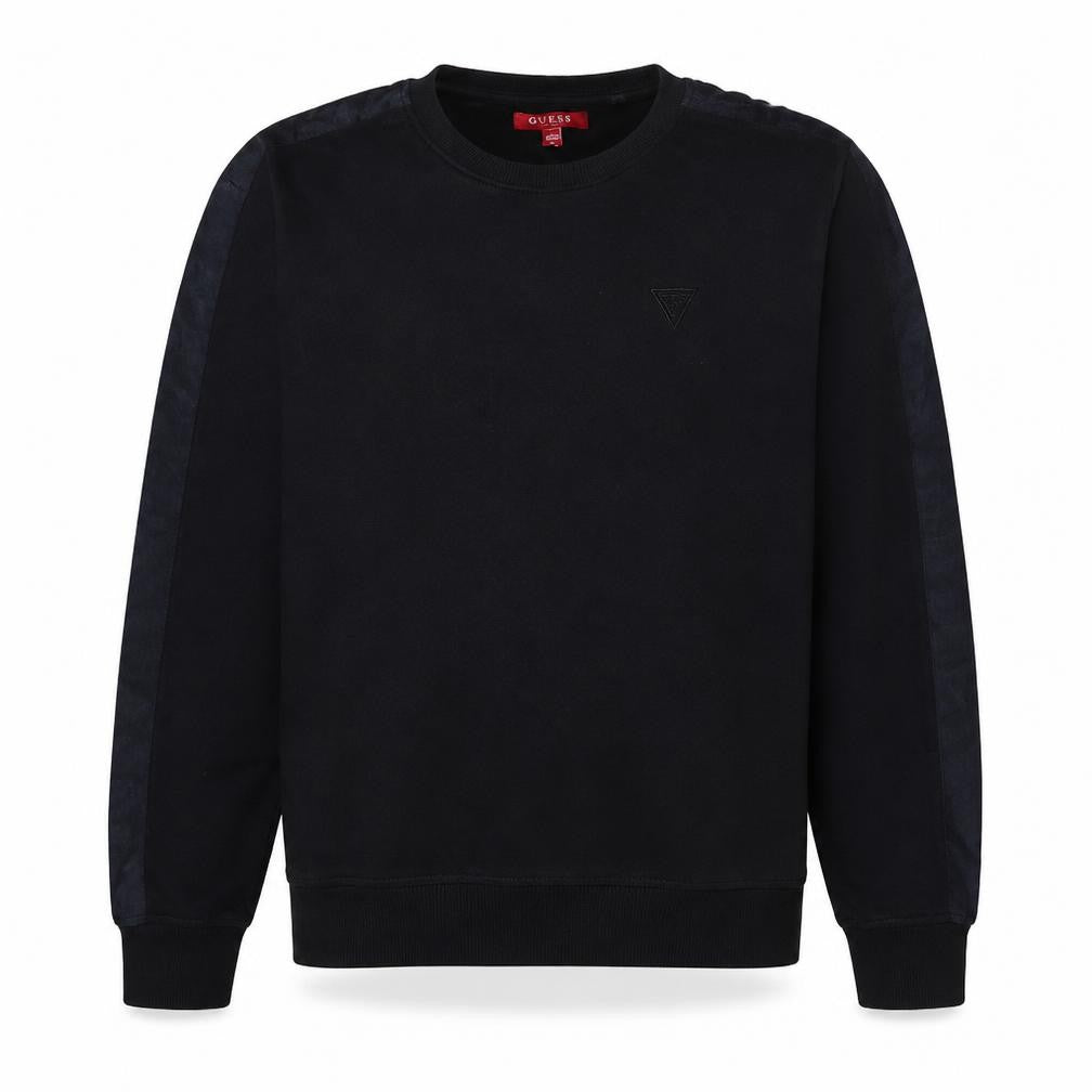 Mens UK Size M GUESS Black Pullover Sweatshirt